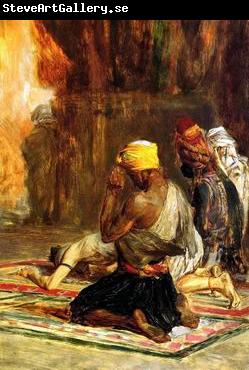 unknow artist Arab or Arabic people and life. Orientalism oil paintings  524